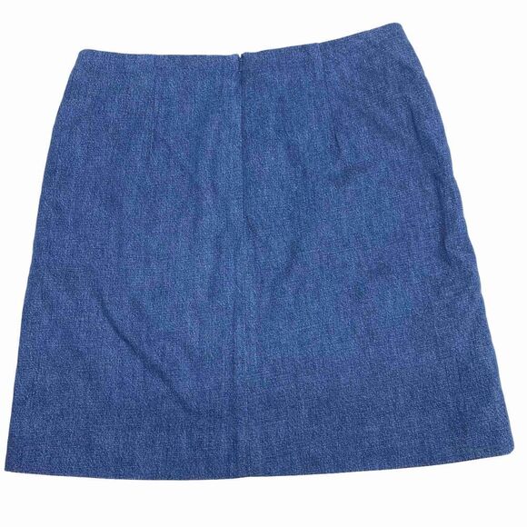 Boden Denim Embroidered Skirt size 8 - Picture 2 of 7
